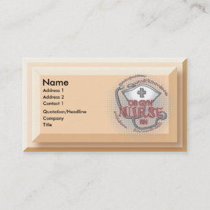 Carte De Visite ObGyn Nurse Axiom