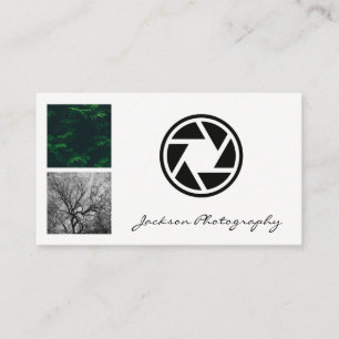 Carte De Visite Objectif d'appareil photo Photographie naturelle