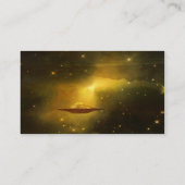 Carte De Visite Objet volant UFO dans l'espace (Dos)