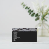 Carte De Visite Obscurité desséchée de la terre (Debout devant)