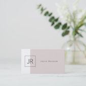 Carte De Visite Obscurité fendue de style d'élégance sophistiquée (Debout devant)