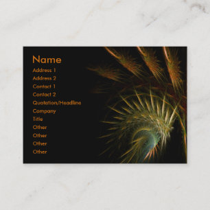 Carte De Visite Obscurité : Social d'affaires de GoldSherika