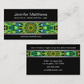 Carte De Visite Observant au-dessus de vous le mandala (Devant / Derrière)