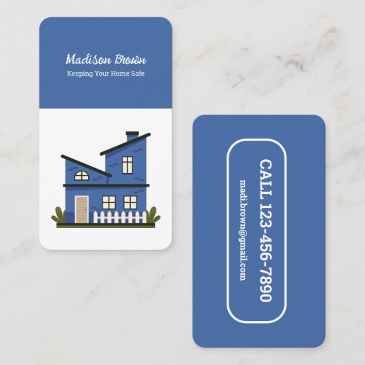 Carte De Visite Observateur de la maison (Devant / Derrière)