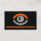 Carte De Visite Observation des yeux, surveillance de la communaut (Devant)