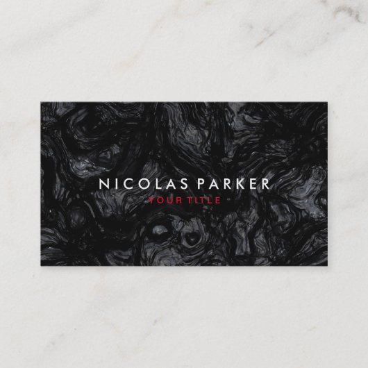 Carte De Visite Obsidien (Devant)