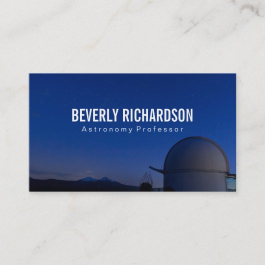 Carte De Visite Obstervatoire (Devant)