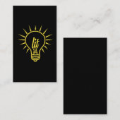 Carte De Visite Obtenez à Lit l'électricien drôle cadeau (Devant / Derrière)