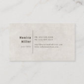 Carte de visite occidental casquette Cowboy (Dos)