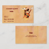 Carte de visite occidental de pays (Devant / Derrière)