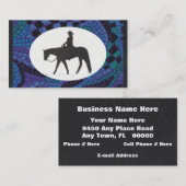 Carte de visite occidental de plaisir (Devant / Derrière)