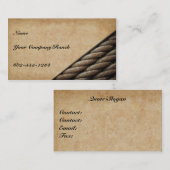 Carte de visite occidental de Tucson (Devant / Derrière)