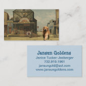 Carte de visite occidental de ville de golden (Devant / Derrière)