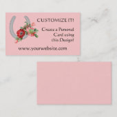 Carte de visite occidental PERSONNALISABLE (Devant / Derrière)