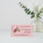 Carte de visite occidental PERSONNALISABLE (Debout devant)