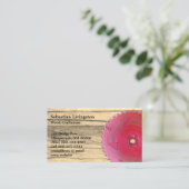 Carte De Visite Occupation de scie circulaire rustique (Debout devant)