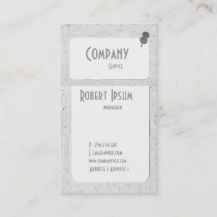 Carte De Visite Occupation des services de l'entreprise