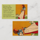 CARTE DE VISITE OCCUPÉ DE CROCHET DE KNIT DE (Devant / Derrière)