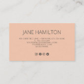 Carte De Visite Ocean Beach Sea Travel (Dos)