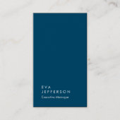 Carte De Visite Océan bleu élégant et moderne (Devant)