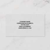 Carte De Visite Ocean Front House | Logo immobilier (Dos)