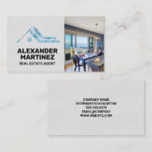 Carte De Visite Ocean Front House | Logo immobilier (Devant / Derrière)