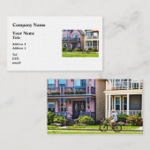 Carte De Visite Ocean Grove NJ – Promenade le long d'Ocean Pathway (Devant / Derrière)