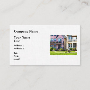 Carte De Visite Ocean Grove NJ – Promenade le long d'Ocean Pathway