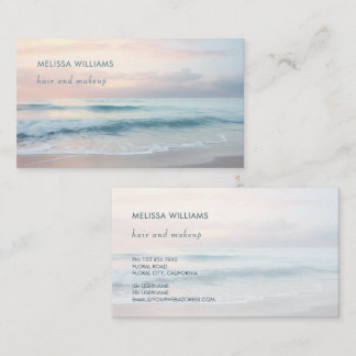 Carte De Visite Ocean Pastel Colors 