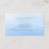Carte De Visite Ocean Sky Blue Ombre Beauté ou professionnel (Dos)