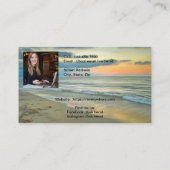 Carte De Visite Ocean Sunset 0735 (Dos)