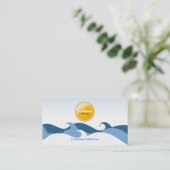 Carte de visite Ocean Waves (Debout devant)