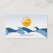 Carte de visite Ocean Waves (Devant)