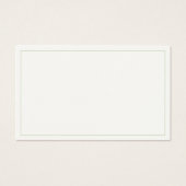 CARTE DE VISITE Oceana SAGE FRAIS (Dos)