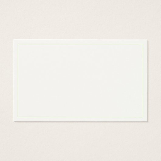 CARTE DE VISITE Oceana SAGE FRAIS (Dos)