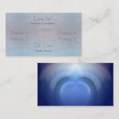 Carte De Visite Océans du mariage d'amour (Devant / Derrière)
