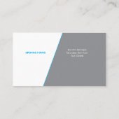 Carte De Visite Oculiste | Optican (Dos)