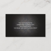 Carte De Visite Odomètre | Logo automatique | Métallique (Dos)