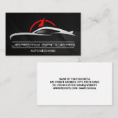 Carte De Visite Odomètre voiture de sport | Services Auto (Devant / Derrière)