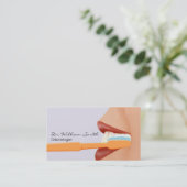 Carte De Visite Odontologist/Dentist/Dentaire (Debout devant)