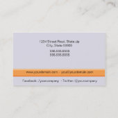 Carte De Visite Odontologist/Dentist/Dentaire (Dos)