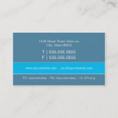 Carte De Visite Odontologue/dentiste dentaire/ (Dos)