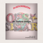 CARTE DE VISITE OE SISTAR (Intérieur déplié)