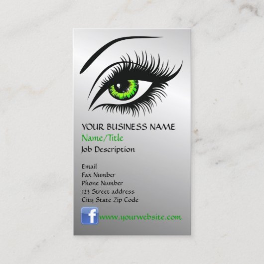 Carte De Visite Oeil (Devant)