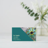 Carte De Visite Oeil de caméléon (Debout devant)