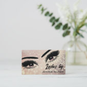 Carte De Visite Oeil de maquillage brillant (Debout devant)