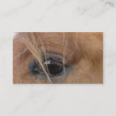 Carte De Visite Oeil du cheval (Dos)