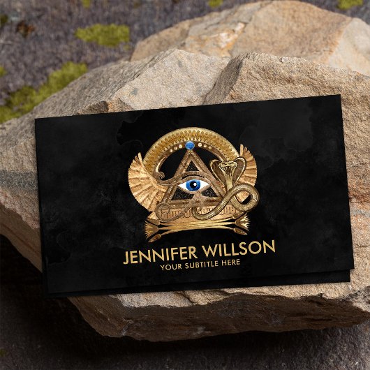 Carte De Visite OEil égyptien de Horus - Ornement de Wadjet