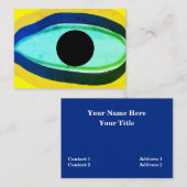 Carte De Visite Oeil malin (Devant / Derrière)