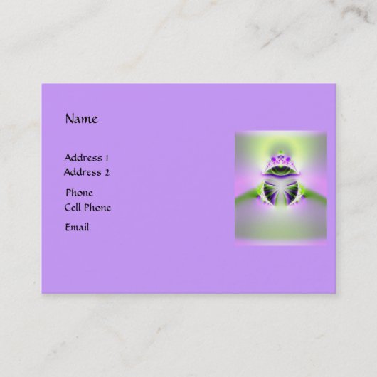 Carte De Visite Oeil mystique (Devant)